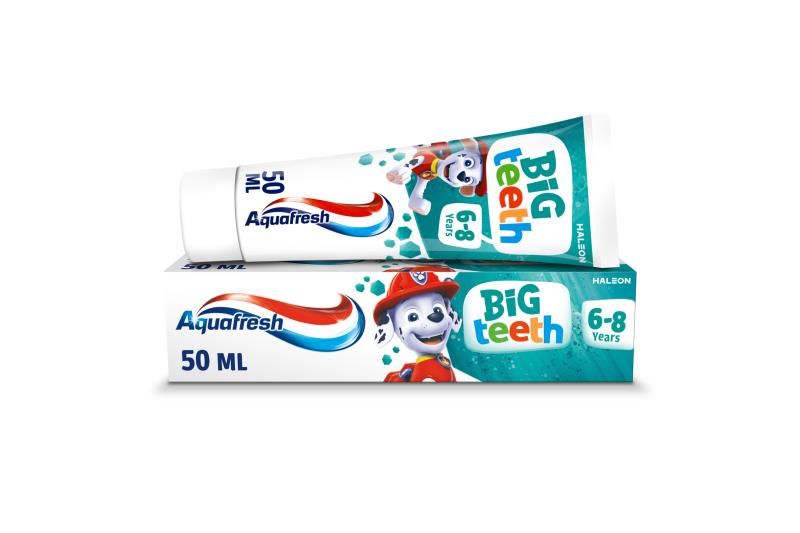 Aquafresh Big Teeth fluoridos fogkrém 50 ml