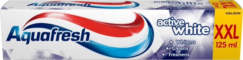 Aquafresh Active White fluoridos fogkrém 125 ml