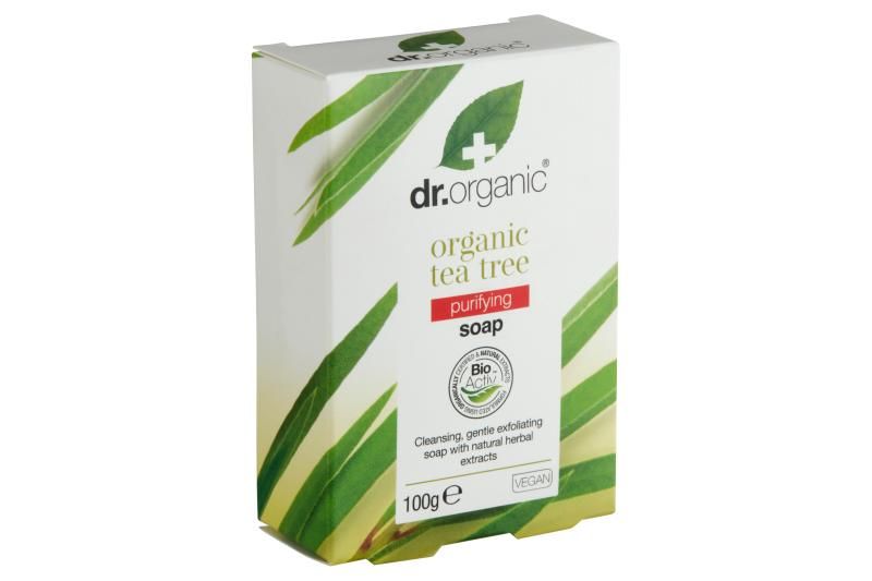 Dr. Organic szappan BIO teafaolajjal 100 g