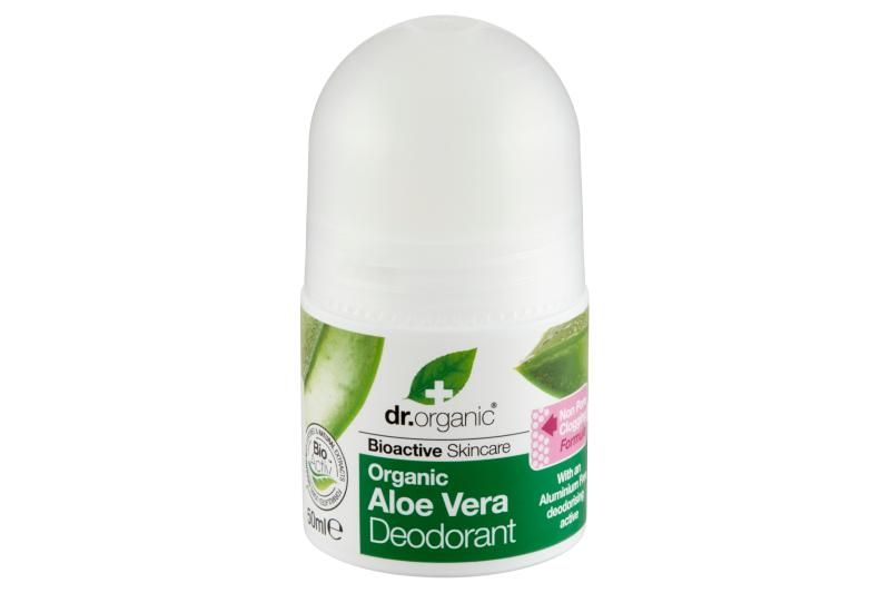 Dr. Organic Bioactive Skincare alumíniummentes golyós dezodor BIO aloe verával 50 ml