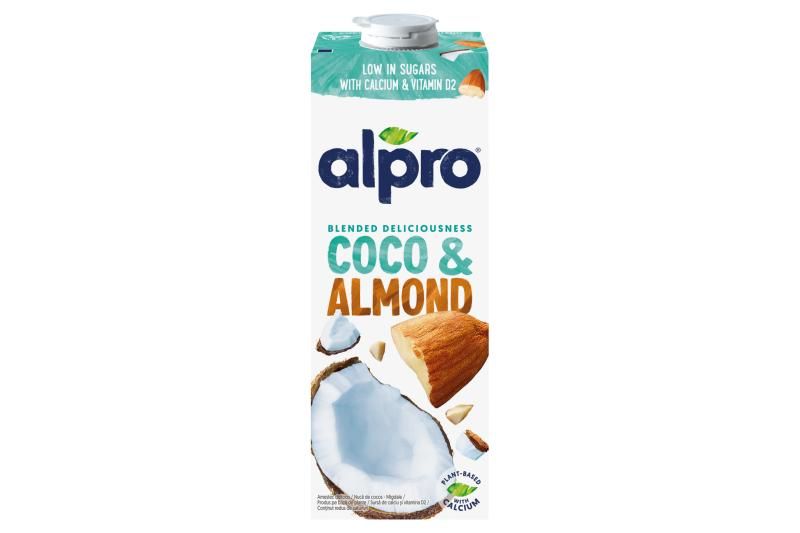 Alpro zsírszegény kókuszos-mandulás ital hozzáadott kalciummal és vitaminokkal 1 l