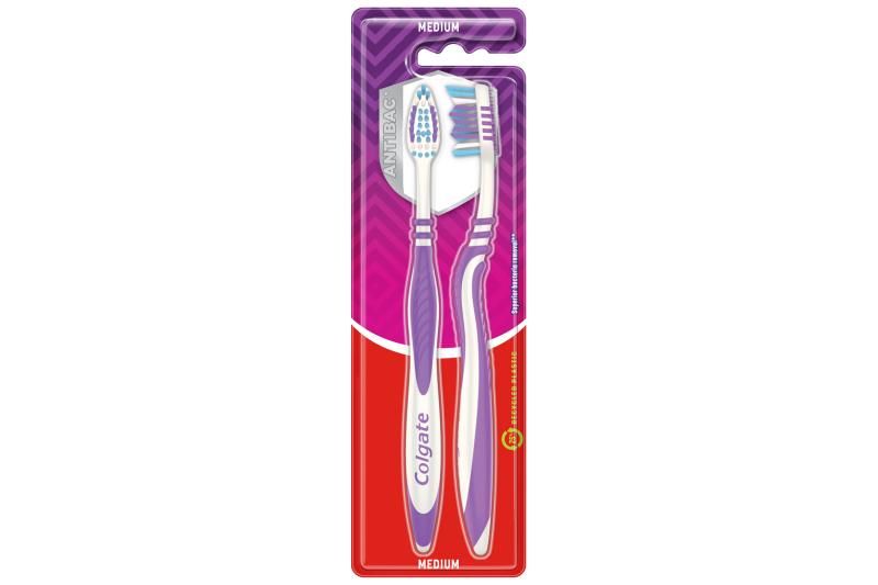 Colgate Zig Zag közepes fogkefe 2 db