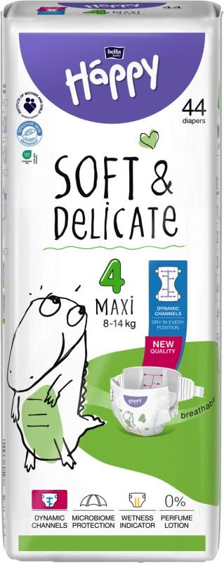 Bella Baby Happy Maxi gyermekpelenka 4-es 44 db