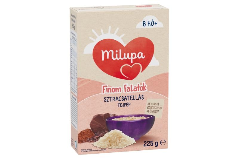 Milupa Finom falatok sztracsatellás tejpép 8 hó+ 225 g