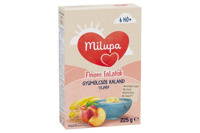 Milupa Finom falatok gyümölcsös kaland tejpép 6 hó+ 225 g