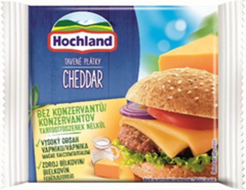 Hochland szeletelt lapkasajt cheddar 130 g