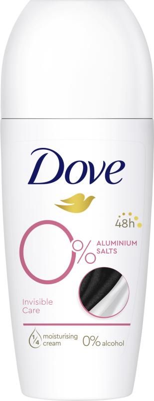 Dove Invisible 0% roll-on alumíniumsó-mentes 50 ml
