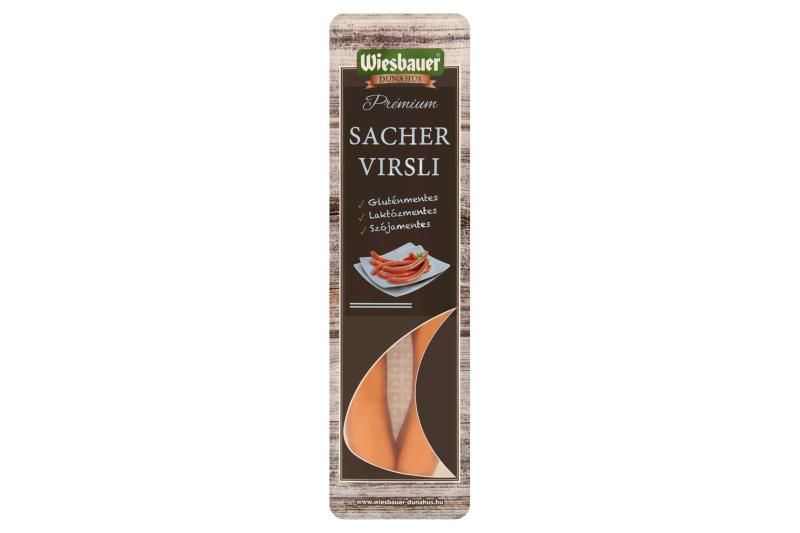 Wiesbauer Prémium Sacher sertés virsli 320 g