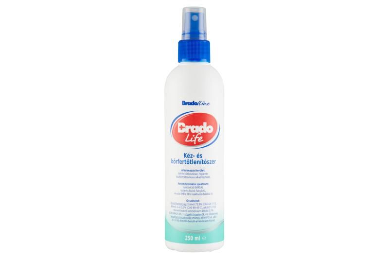 Brado Life kéz- és bőrfertőtlenítőszer 250 ml