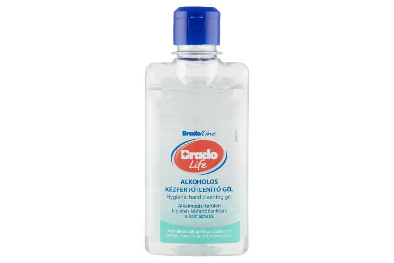 BradoLife alkoholos kézfertőtlenítő gél 300 ml