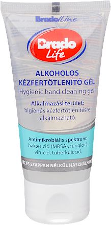 Kézfertőtlenítő gél tubusos, 50 ml