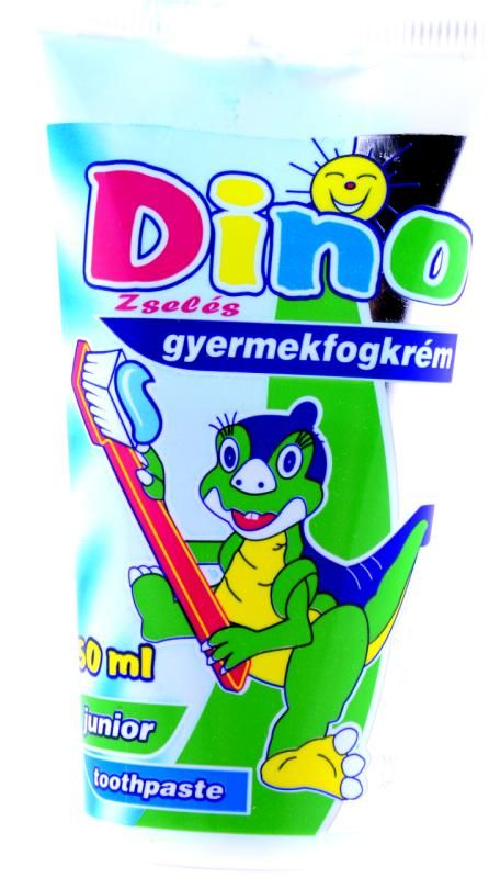 Dino zselés gyermekfogkrém 50 ml