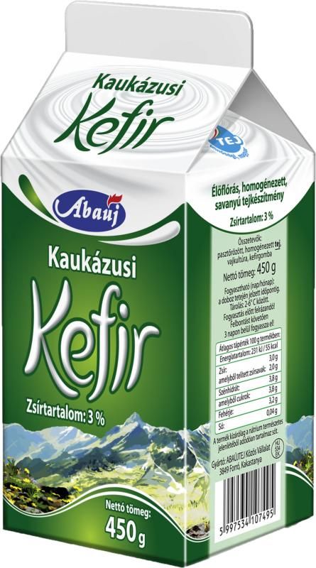 Abaúj kaukázusi kefir dobozos 3% 450 g