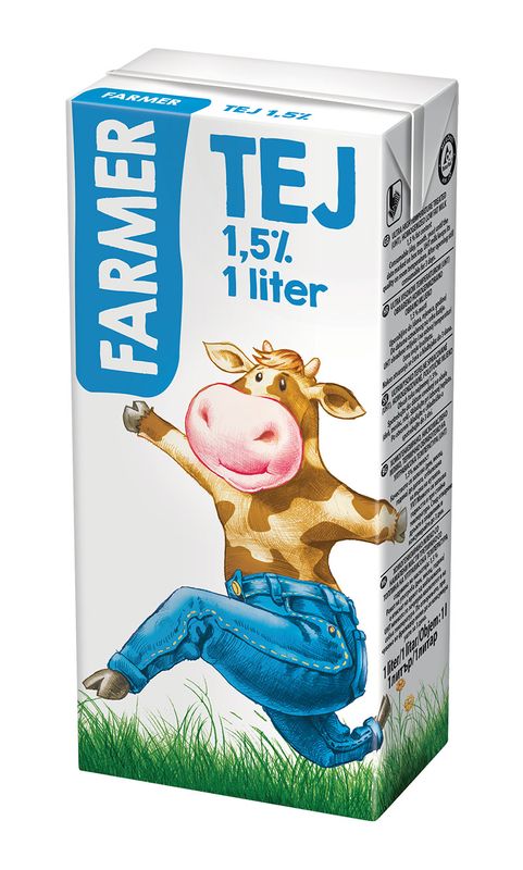 Farmer UHT tej 1,5%, 1l
