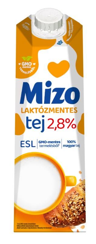 Mizo ESL félzsíros laktózmentes tej 2,8% 1 l