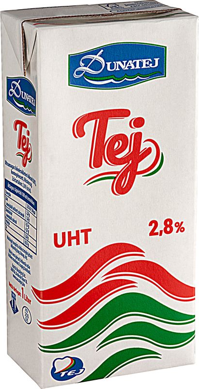 Dunatej UHT tej 2,8% 1l
