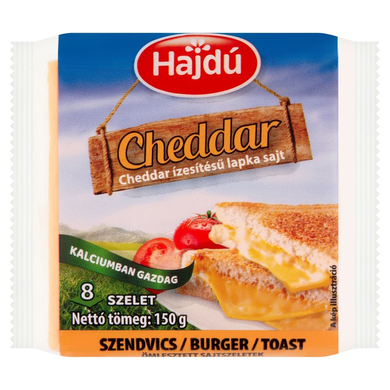HAJDÚ LAPKA CHEDDAR SAJT150G