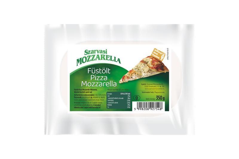 Szarvasi Mozzarella füstölt pizza mozzarella félkemény, félzsíros hevített-gyúrt sajt 350 g