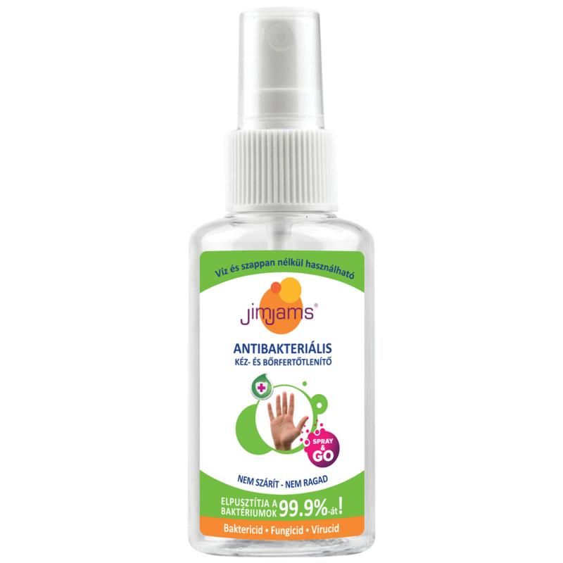 JimJams Antibakteriális kéz- és bőrfertőtlenítő spray 50 ml