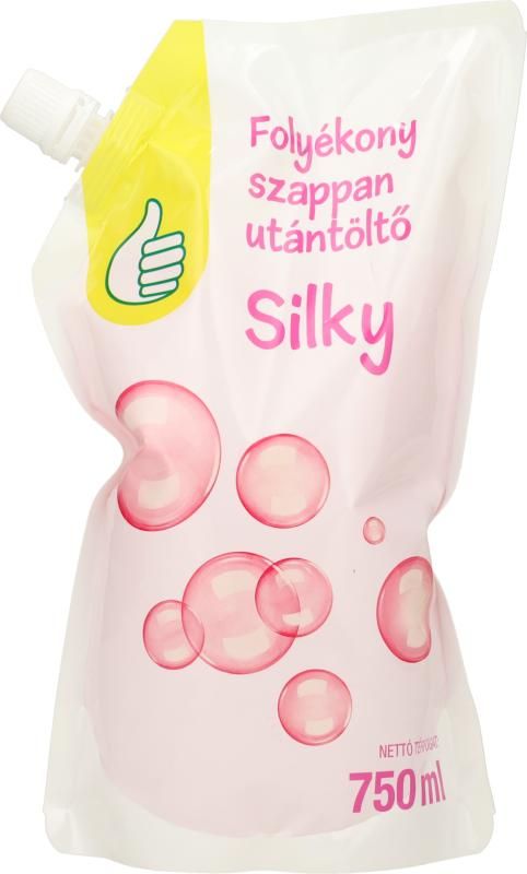 Auchan Tipp folyékony szappan utántöltő - silky 750 ml