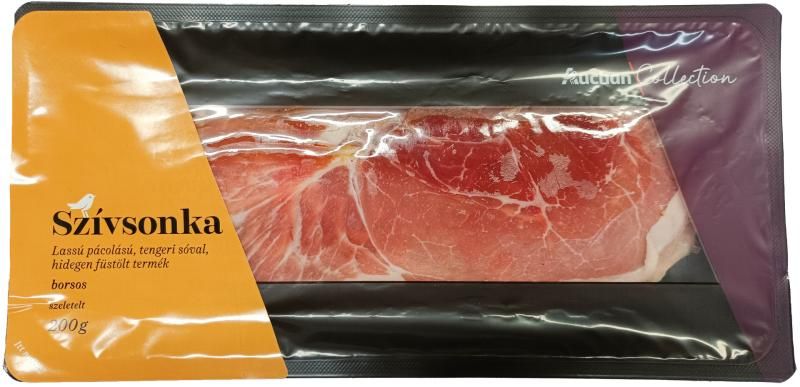 Auchan Collection borsos szeletelt szívsonka 200 g