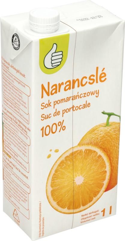 Auchan Tipp narancslé 100% 1 l