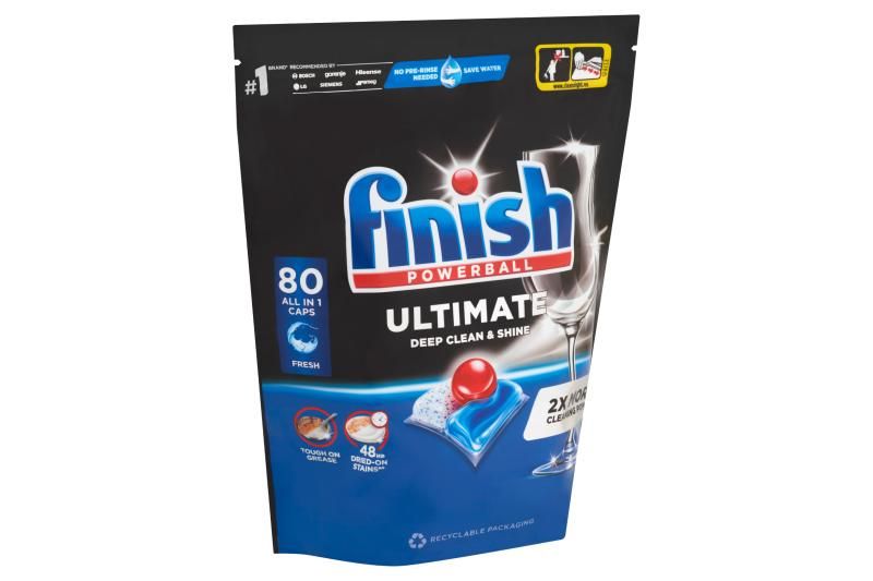 Finish Powerball Ultimate All in 1 Regular mosogatógép kapszula 80 db 1032 g
