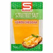 S-Budget Cheddar szeletelt sajt 100 g