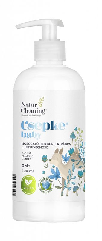 NATURCLEANINGCSEPKE BABY CUMISÜVEGMOSÓ 500ML