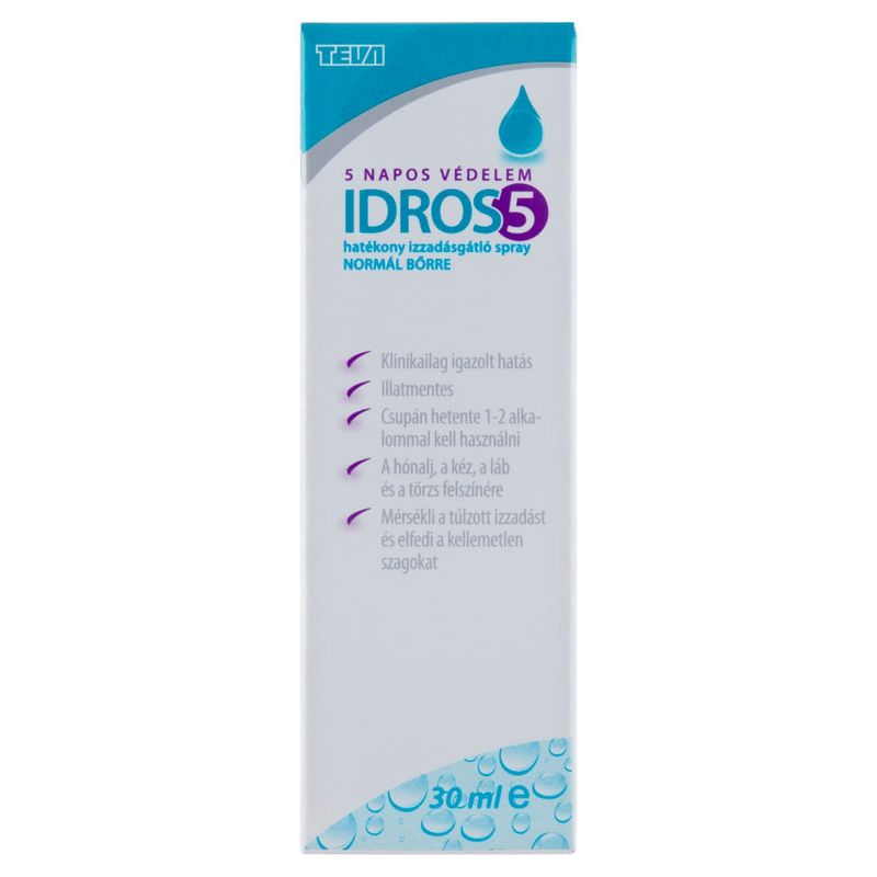 Idros 5 izzadásgátló spray - 30 ml