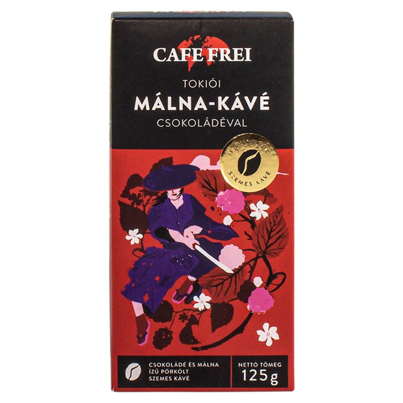TOKIÓ CSOKOLÁDÉ MÁLNA SZEMESKÁVÉ 125G