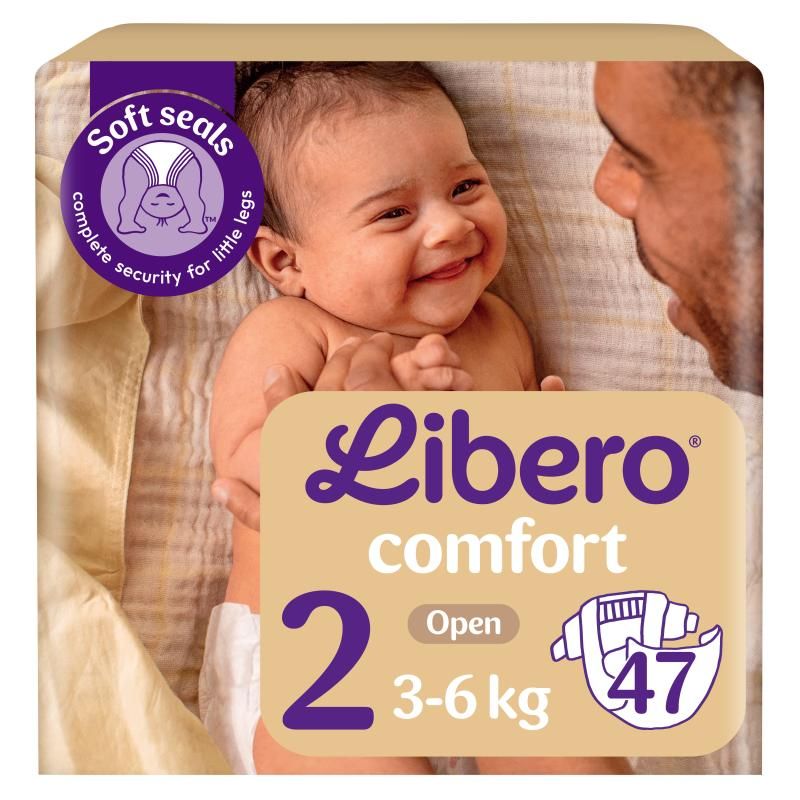 Libero Comfort pelenka, méret: 2, 3-6 kg, 47 db