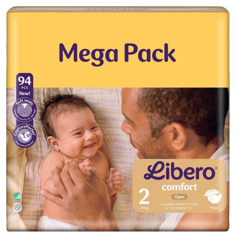 Libero Comfort 2 MEGA PACK nadrágpelenka 94 db 3-6 kg