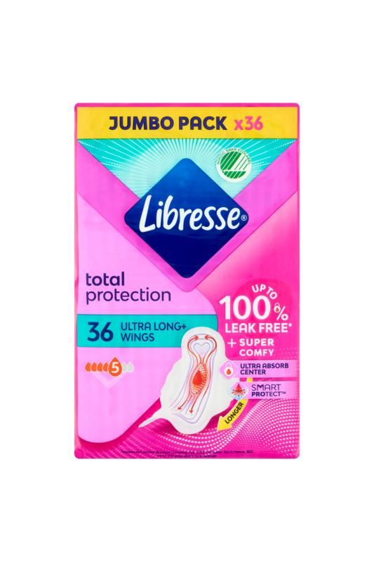 Libresse Ultra Long+ szárnyas egészségügyi betét 36 db