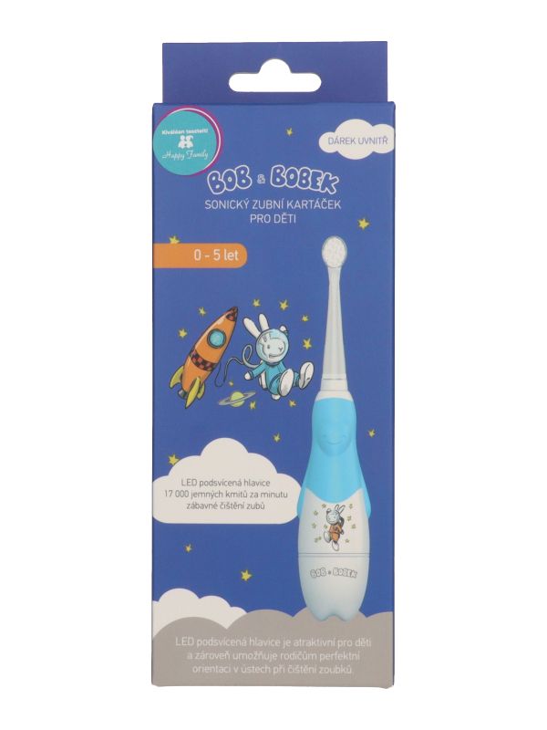 Bob & Bobek Baby fogkefe, kék 0-5 éves korig - 1 db