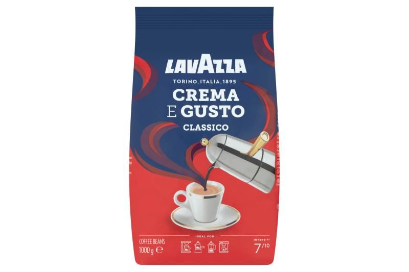 Lavazza Crema E Gusto Classico pörkölt szemes kávé 1000 g