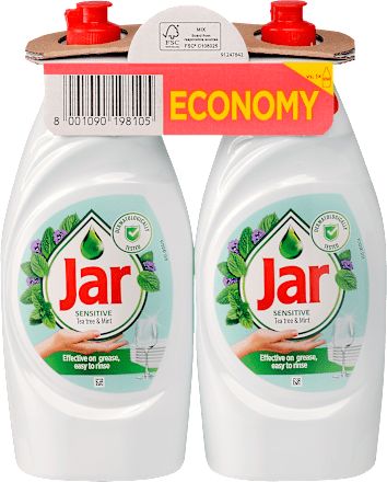 Kézi mosogatószer Teatree & Mint 2x900ml, 1,8 l