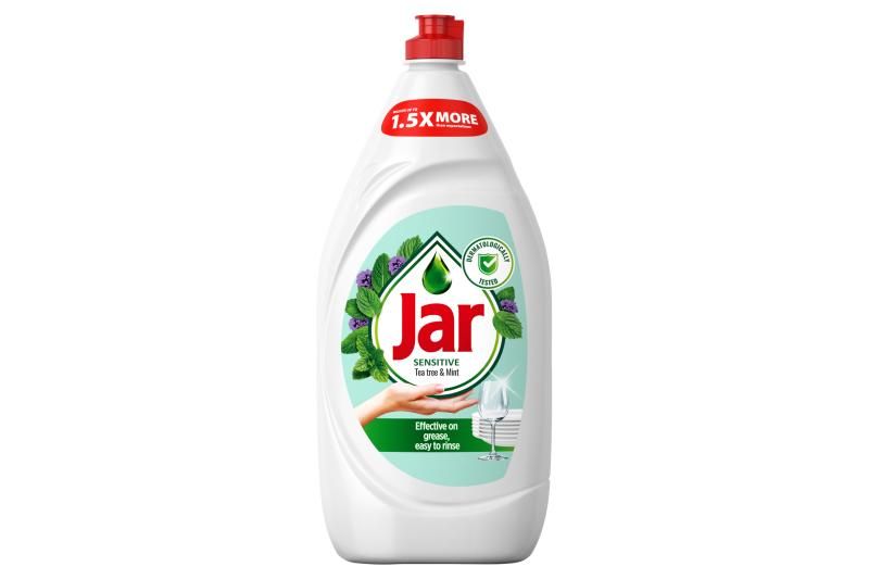 Jar Sensitive Tea Tree & Mint Folyékony Mosogatószer, Kézkímélő 1350 ML