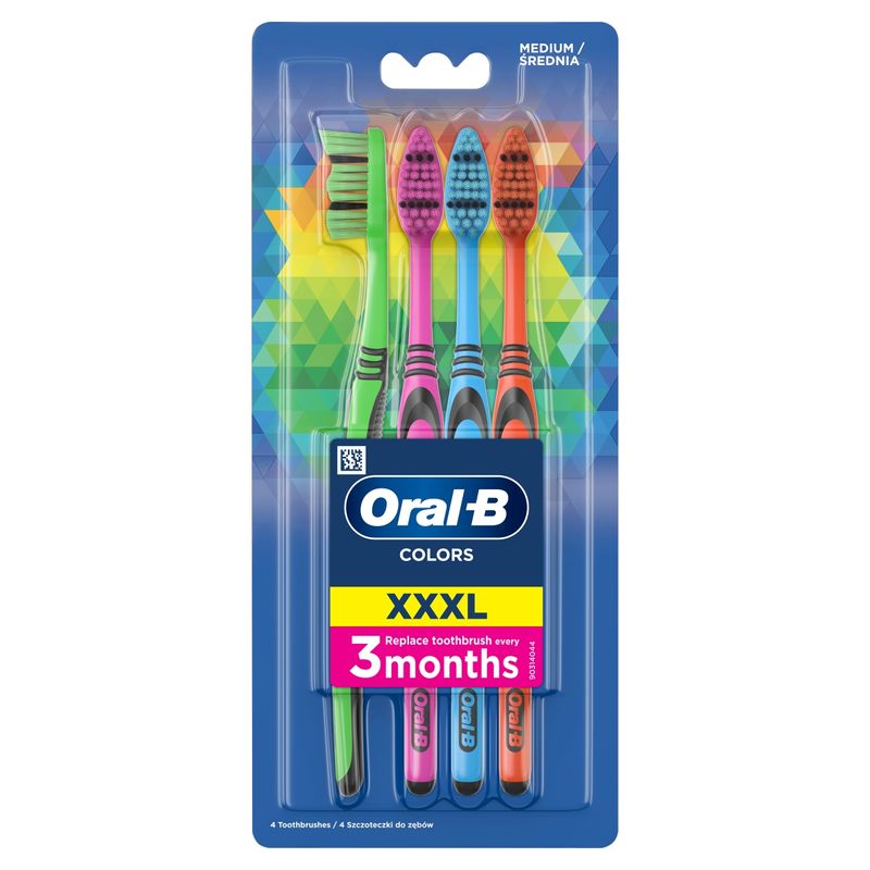 Oral-B Color Collection fogkefe - 4 db