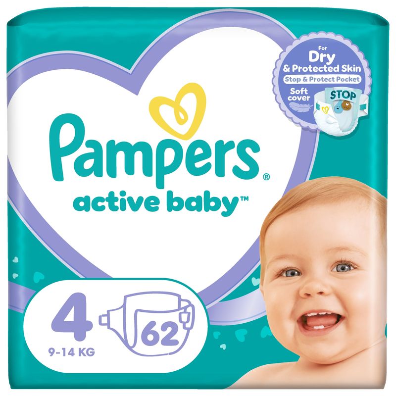 PAMPERS ACT. B. BABAPELENKA 4 MÉRET 62 db