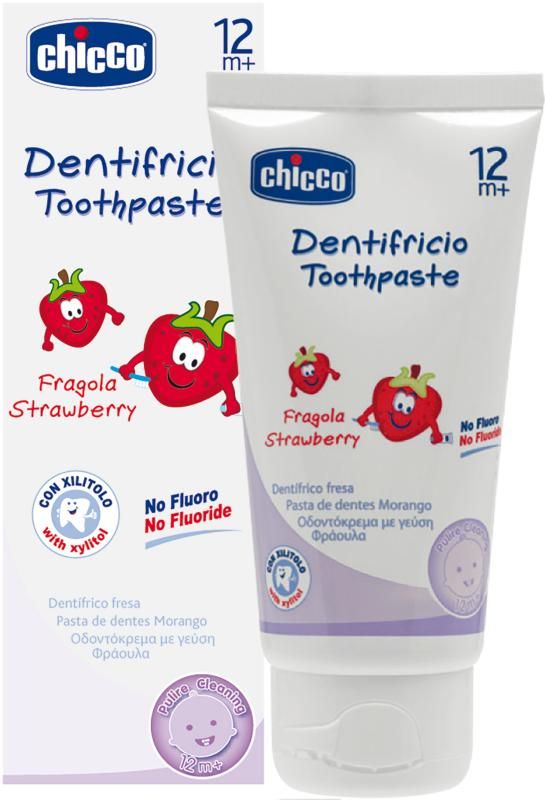 Chicco Eper ízű fogkrém Xilitollal 50ML 12M+