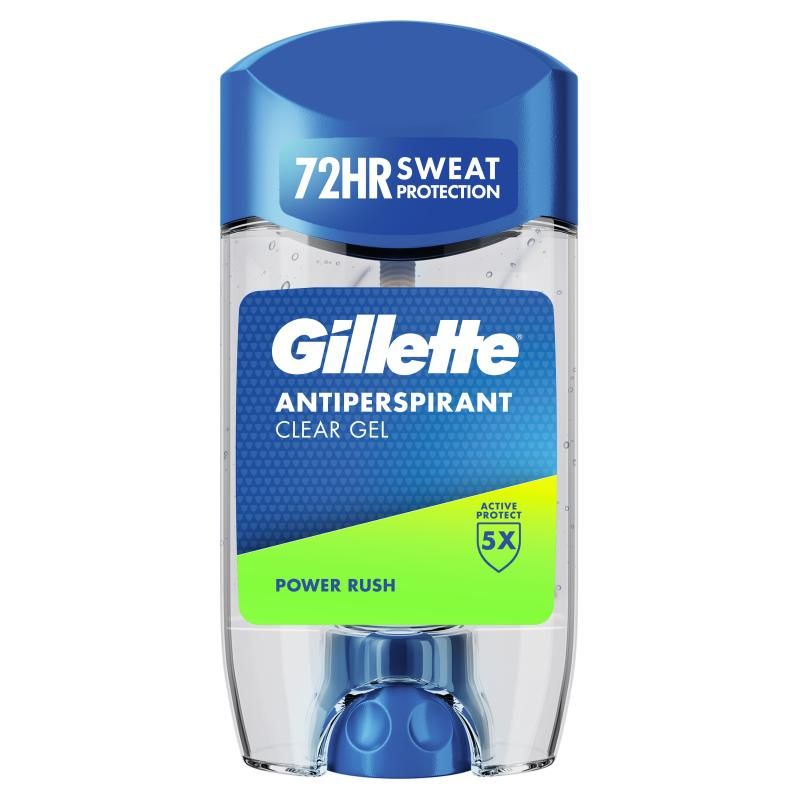 Gillette Power Rush Izzadásgátló Gél Férfiaknak , 70 ml