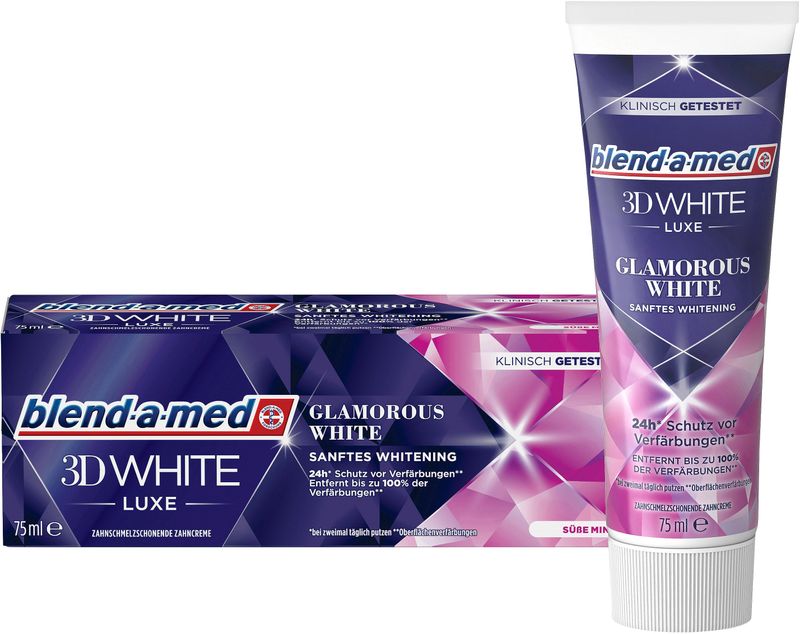 BLEND-A-MED 3D WHIT LUXE FOGKRÉM GLAM.WHITE 75 ml