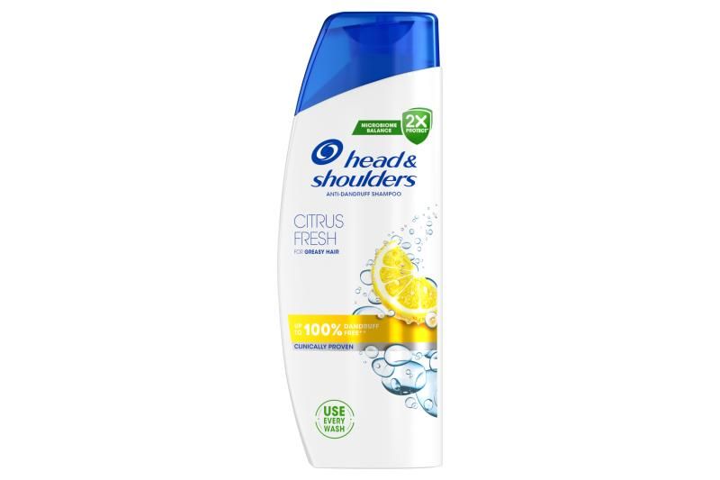 Head & Shoulders Citrus Fresh korpásodás elleni sampon zsíros hajra 250ml napi használatra