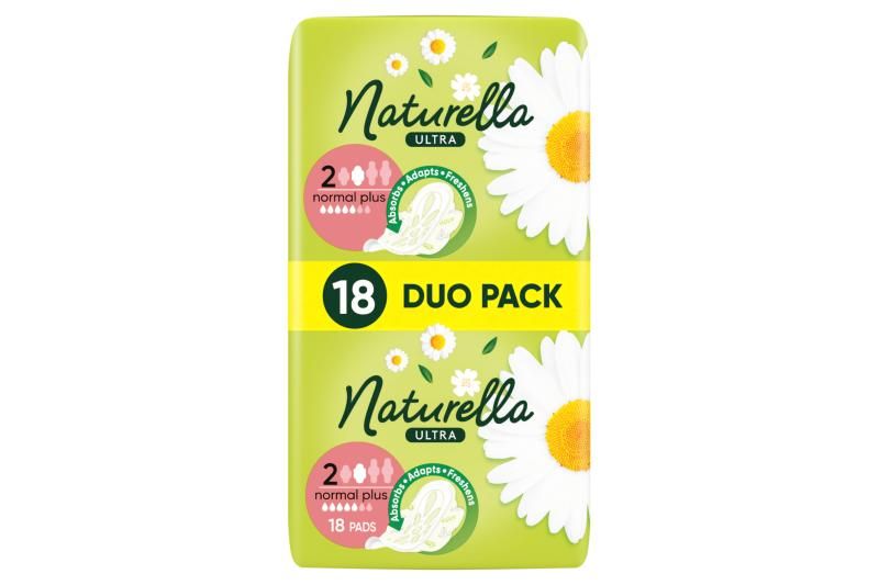 Naturella Ultra Szárnyas Betét, Normal Plus (2-es méret) Méret, 18 db