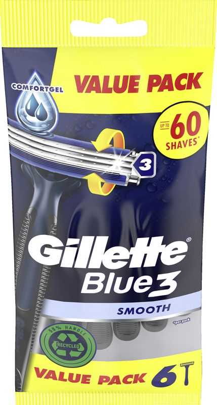 GILLETTE ELDOBHATÓ BOROT BLUE III 6 db