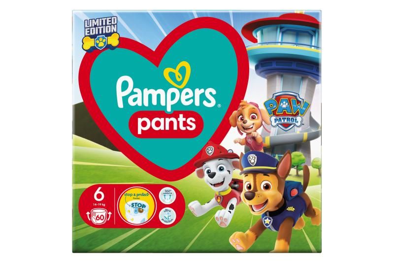 Pampers Active Baby Bugyipelenka, Méret 6, 60 Bugyipelenka, 13kg+