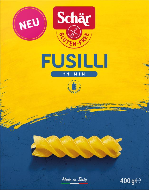 DR SCHÄR GLUTÉNMENTES FUSILLI 400G