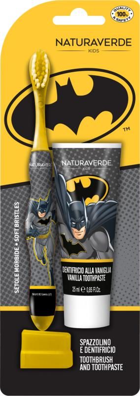 Naturaverde Kids Batman fogkefe+fogkrém 25 ml