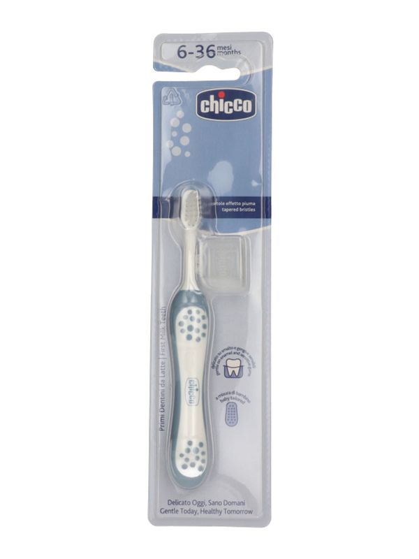 Chicco fogkefe 6-36 hónapos korig /indigókék - 1 db